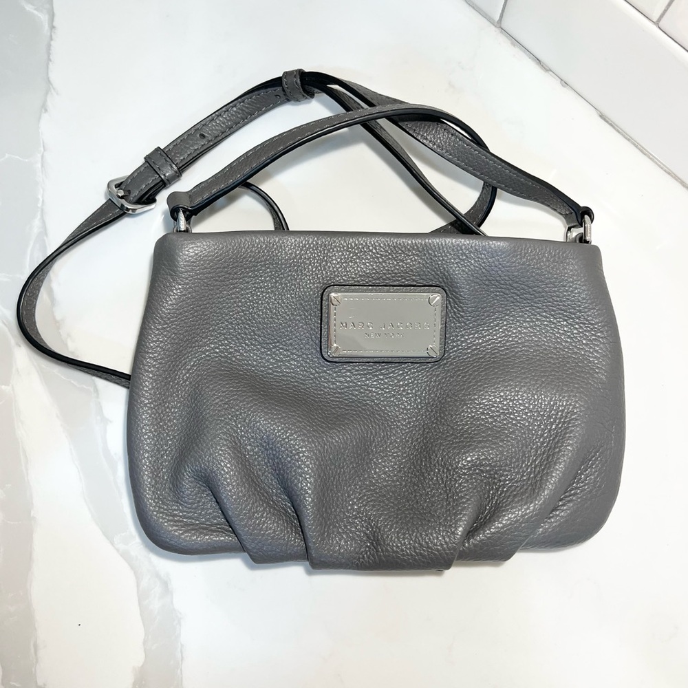 MARC JACOBS Crossbody Purse Bag - Classic Percy Grey